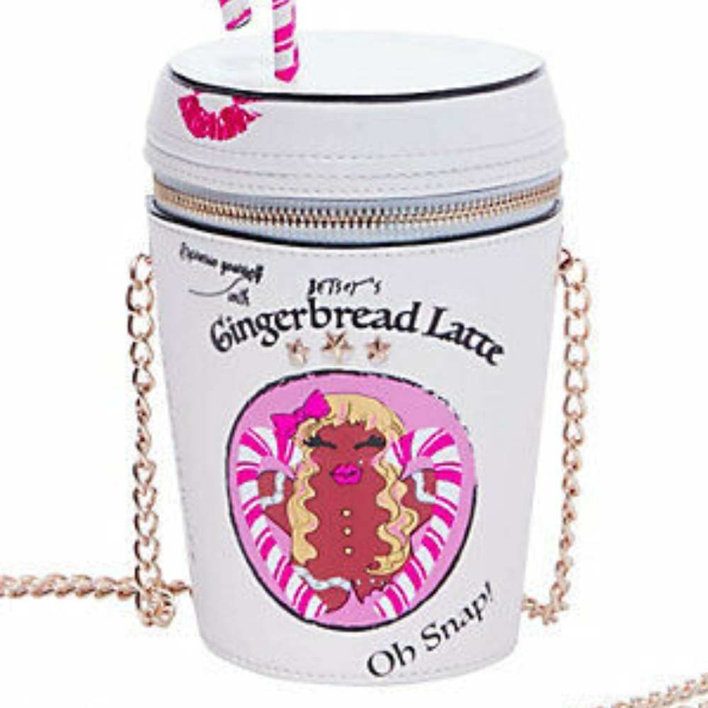 Betsey Johnson KITSCH GINGERBREAD LATTE CROSSBODY - Picture 7 of 7